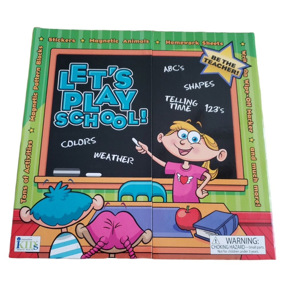Let's play school activity book